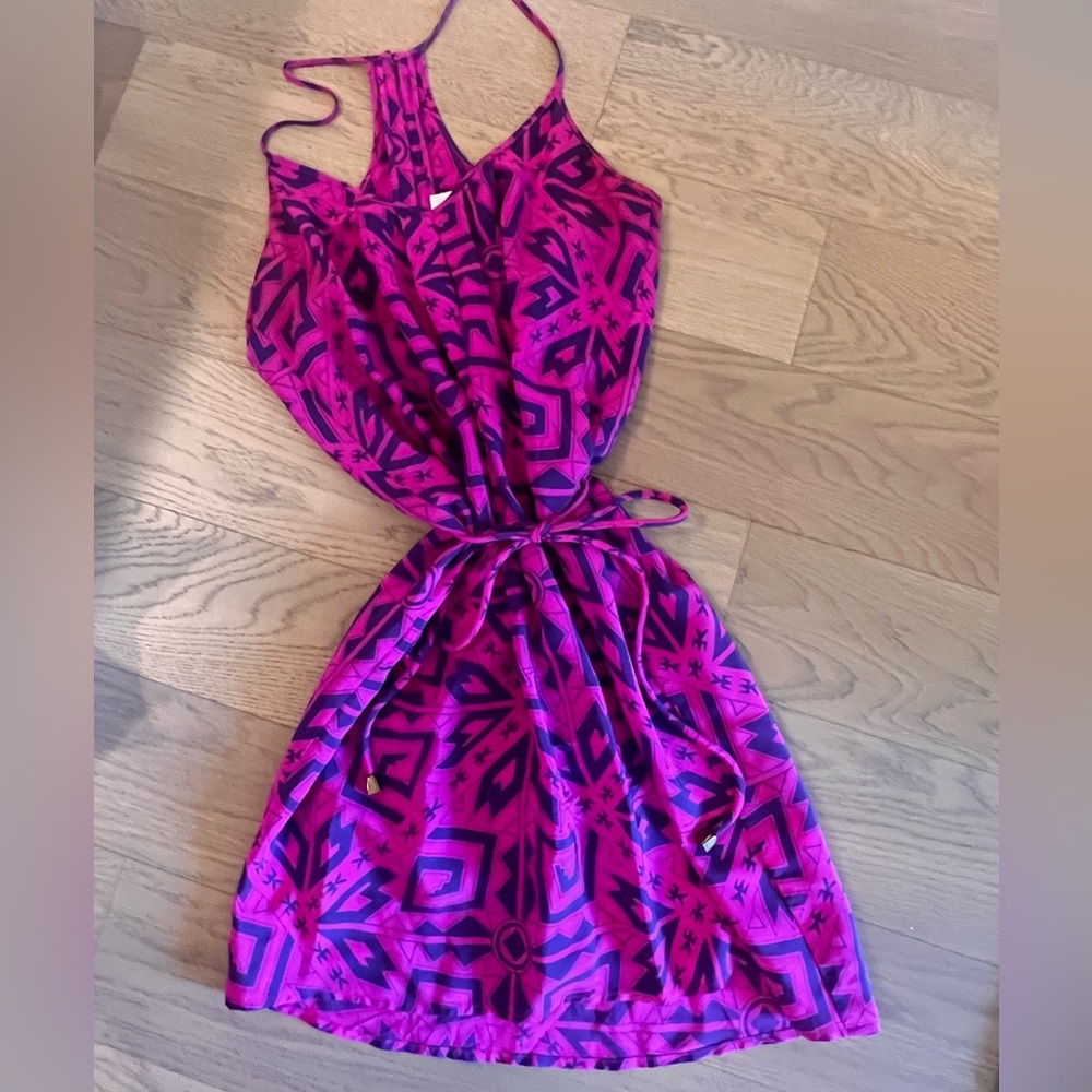 Amanda Uprichard silk spaghetti strap dress
